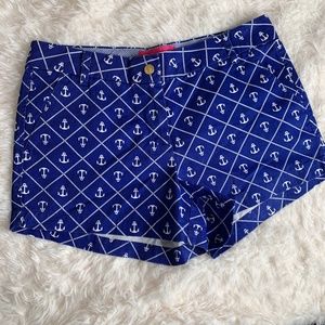 Macbeth Collection | Blue Anchor Shorts | Size L